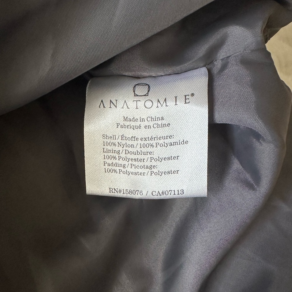 Anatomie Gray Quilted Vest with High Collar - Picture 10 of 10